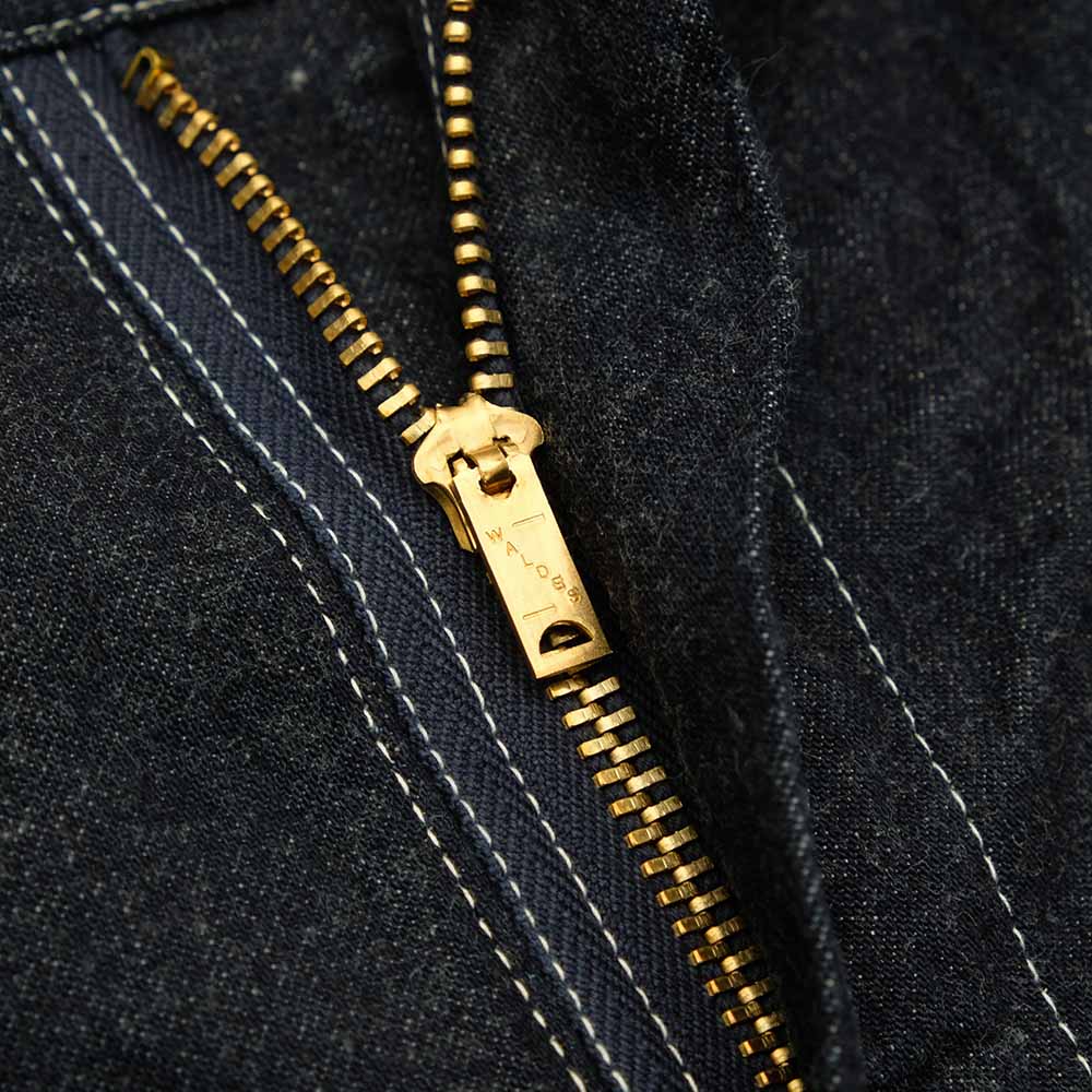 HEADLIGHT - 11oz. BLUE DENIM ZIP FLY DUNGAREES - HD42555