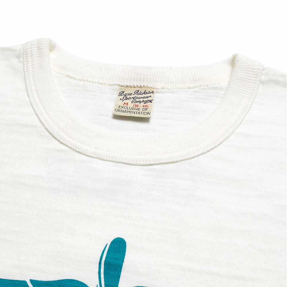 BUZZ RICKSON'S - SLUB YARN T-SHIRT - USAAF HARDING FIELD - BR79726