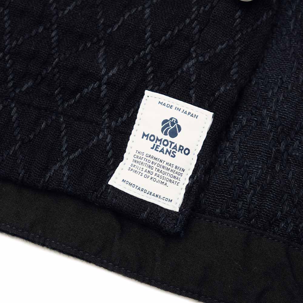 MOMOTARO JEANS - SASHIKO WORK SHIRT - MXLS1041