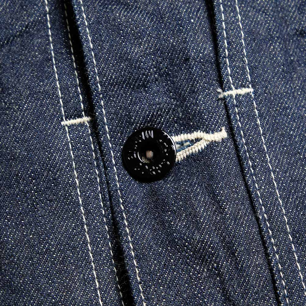 BUZZ RICKSON'S - U.S. MARINE CORPS M-1944 DENIM CIVILIAN UTILITY JACKET - BR15886