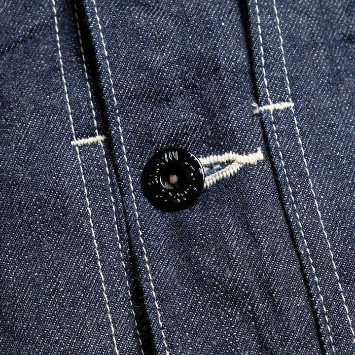 BUZZ RICKSON'S - U.S. MARINE CORPS M-1944 DENIM CIVILIAN UTILITY JACKET - BR15886