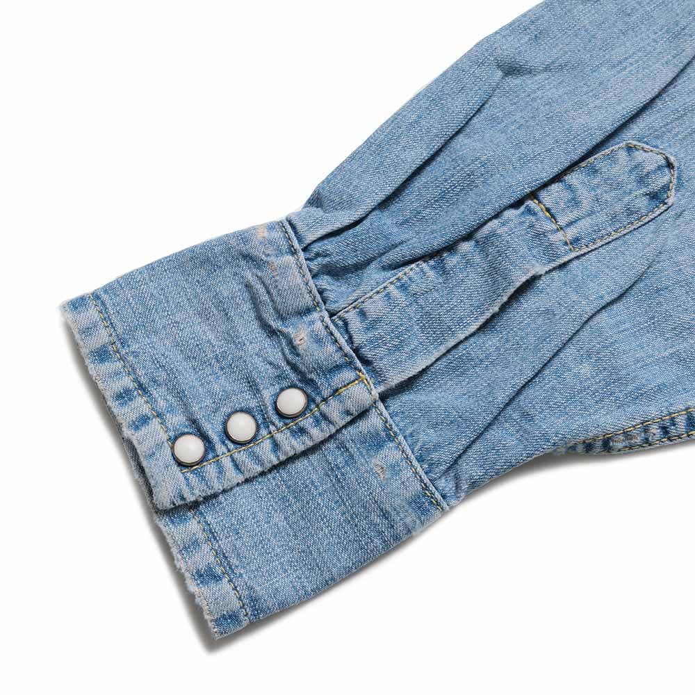 REMI RELIEF - 8.5oz DENIM WESTERN SHIRT - Sawtooth Flap Pockets - RN2048SDR
