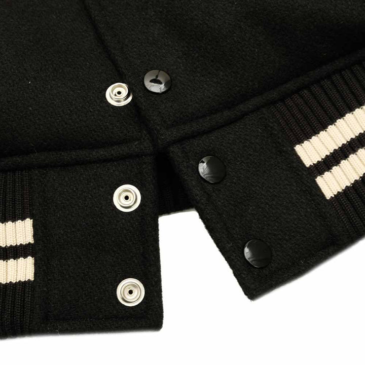 WHITESVILLE - 30oz. WOOL MELTON AWARD JACKET - POLAR BEAR - WV15784