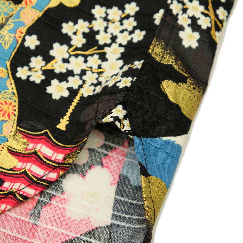 KOROMO ZAKURA - Shantung fabric Cotton - Long-Sleeve Regular Shirt - Kinpaku kyō Maiko - SA1567