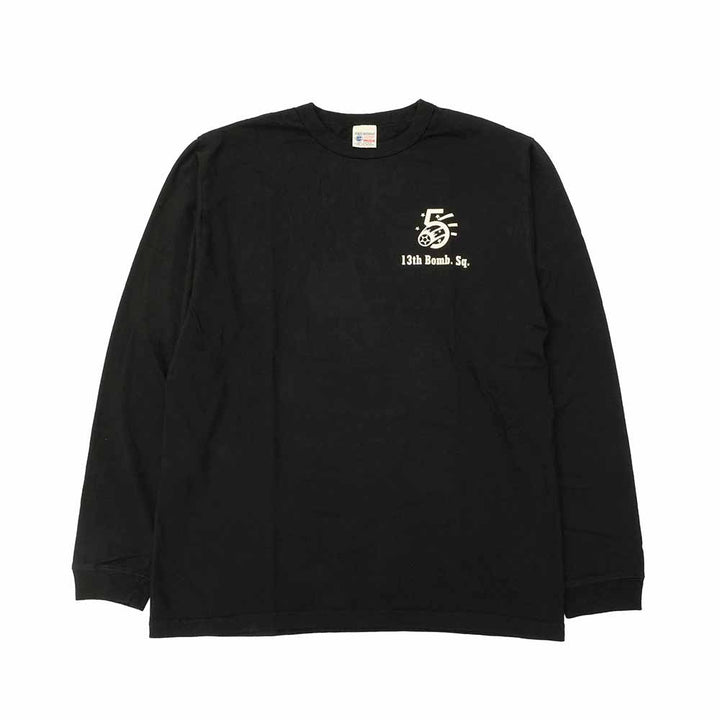 BUZZ RICKSON'S - L/S T-SHIRT - 13th BOMB. SQ. THE GRIM REAPERS - BR69628