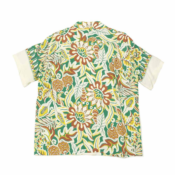 SUN SURF - RAYON HAWAIIAN SHIRT - FLOWER FIELD BORDER - SS39430