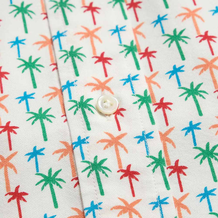SUN SURF - COOLMAX® OXFORD B.D. SHIRT - PALM TREE - SS39745
