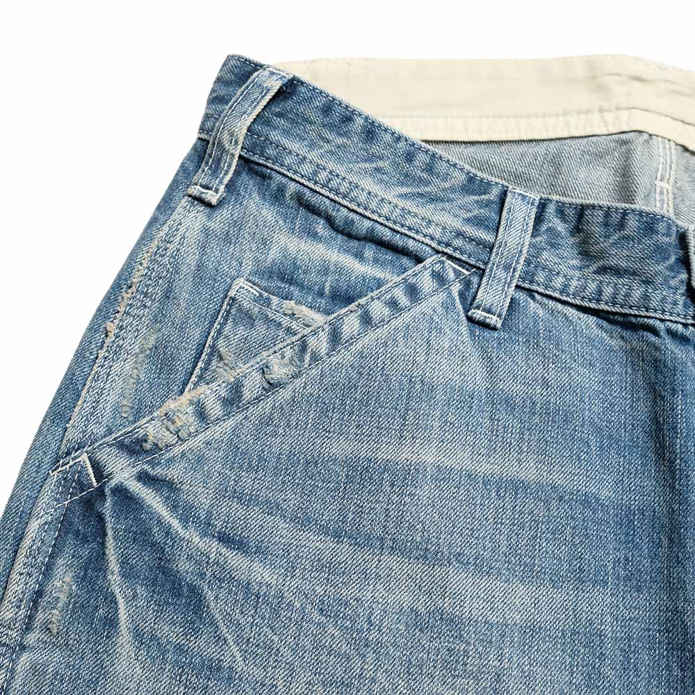 UNIVERSAL OVERALL - PAINTER PANTS - VINTAGE LIGHT WASH - HT2433601-B