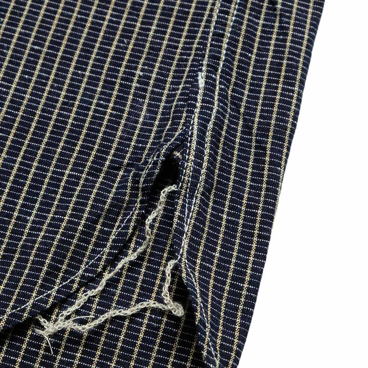 SUGAR CANE - FICTION ROMANCE - 5.25oz. INDIGO PLAID WORK SHIRT - SC39734