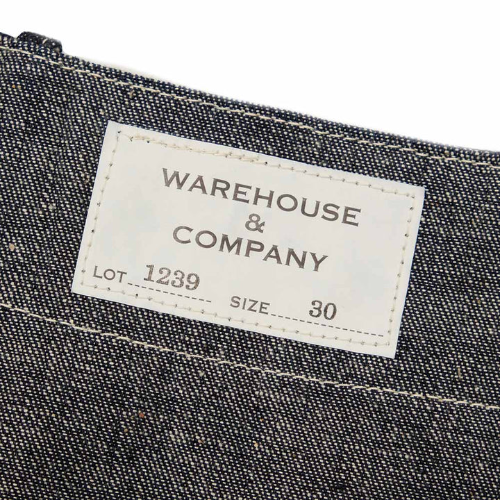 WAREHOUSE - 1930'S WPA DOUBLE KNEE DENIM TROUSERS - 1239-25