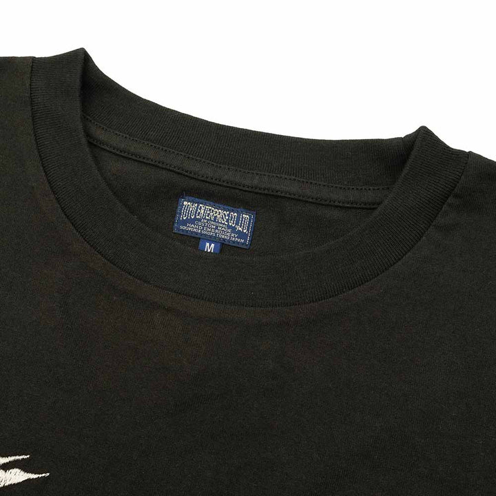 TAILOR TOYO - S/S SUKA T-SHIRT - EMBROIDERED - EAGLE & MT. FUJI - TT79392