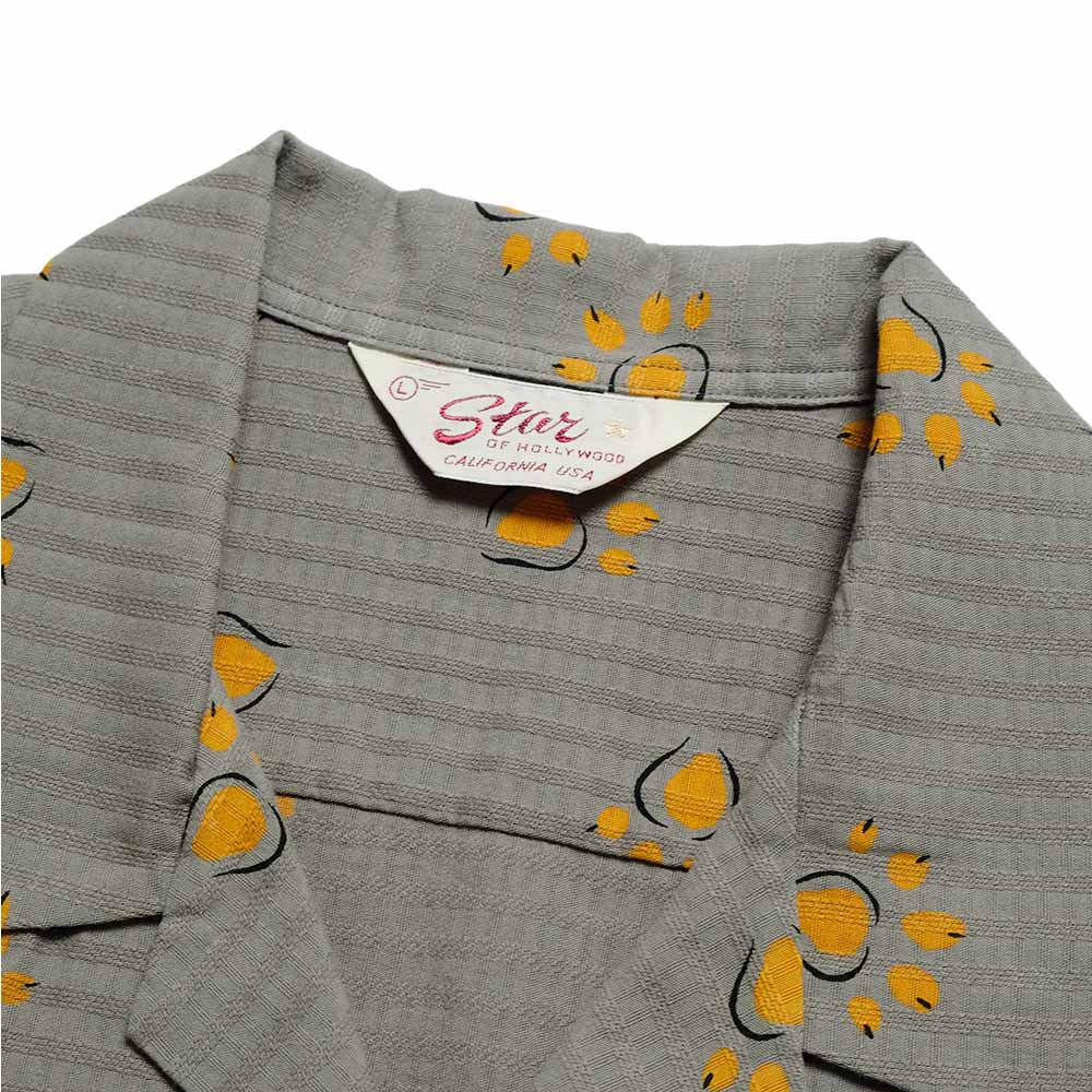 STAR OF HOLLYWOOD - DOBBY COTTON OPEN SHIRT - LEOPARD - SH39720