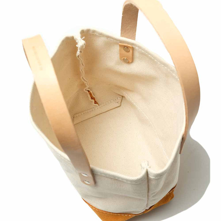 HERITAGE LEATHER CO. - Mini Tote - Suede Bottom - HLC-8663