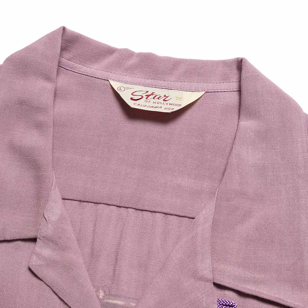 STAR OF HOLLYWOOD - HOPSACK RAYON OPEN SHIRT - SHRUNKEN HEAD - SH39705