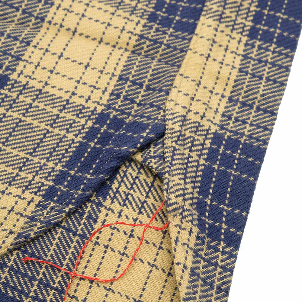 SUGAR CANE - TWILL CHECK WORK SHIRT - SC29358