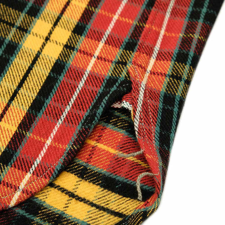 WAREHOUSE - Lot.3022 FLANNEL SHIRTS WITH CHINSTRAP - F-Pattern - ONE WASH - WH-3022F24