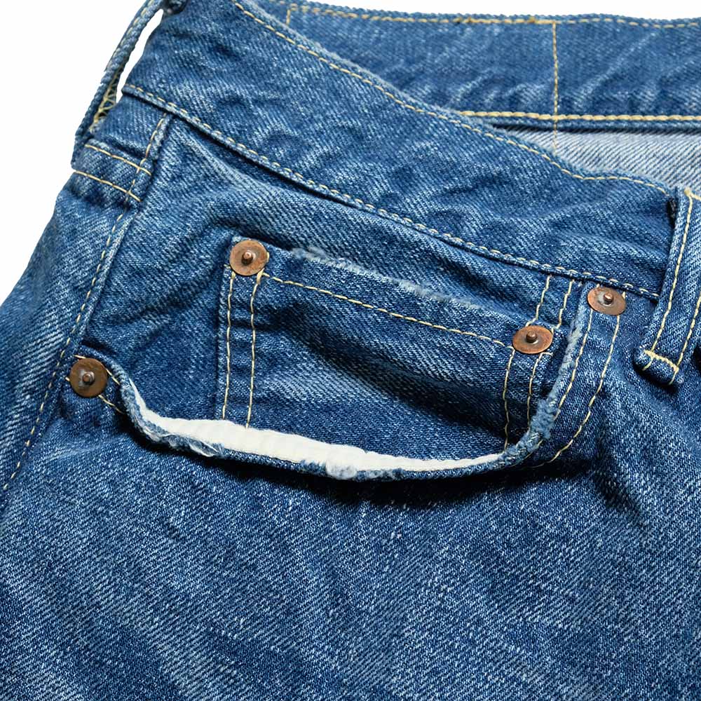 REMI RELIEF - 13oz 1954XX DENIM PT - USED BLUE - RN30389040