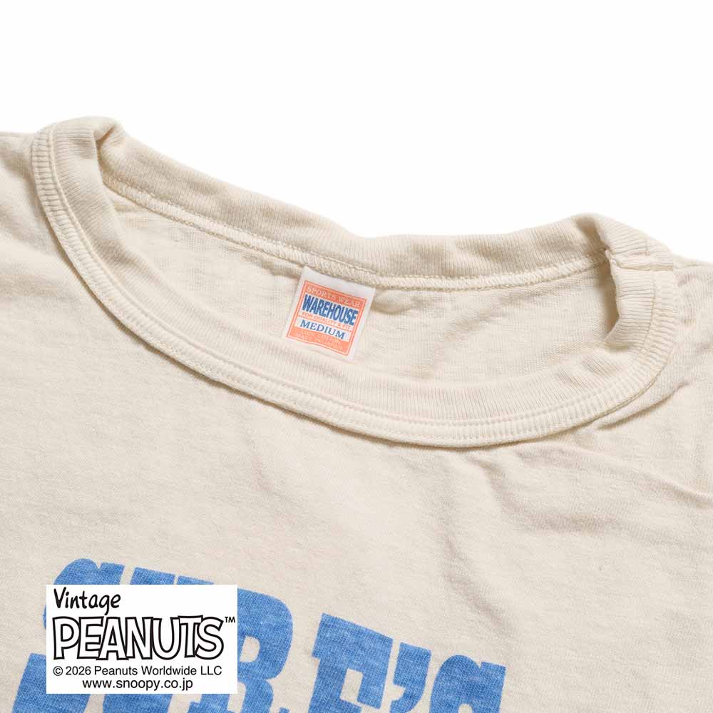 WAREHOUSE - S/S T-SHIRT - SURF’S UP - SNOOPY - YP126S-1