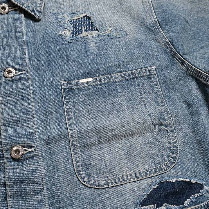 UNIVERSAL OVERALL - 12.75oz CONE DENIM REMAKE COVERALL - HT2433400-F