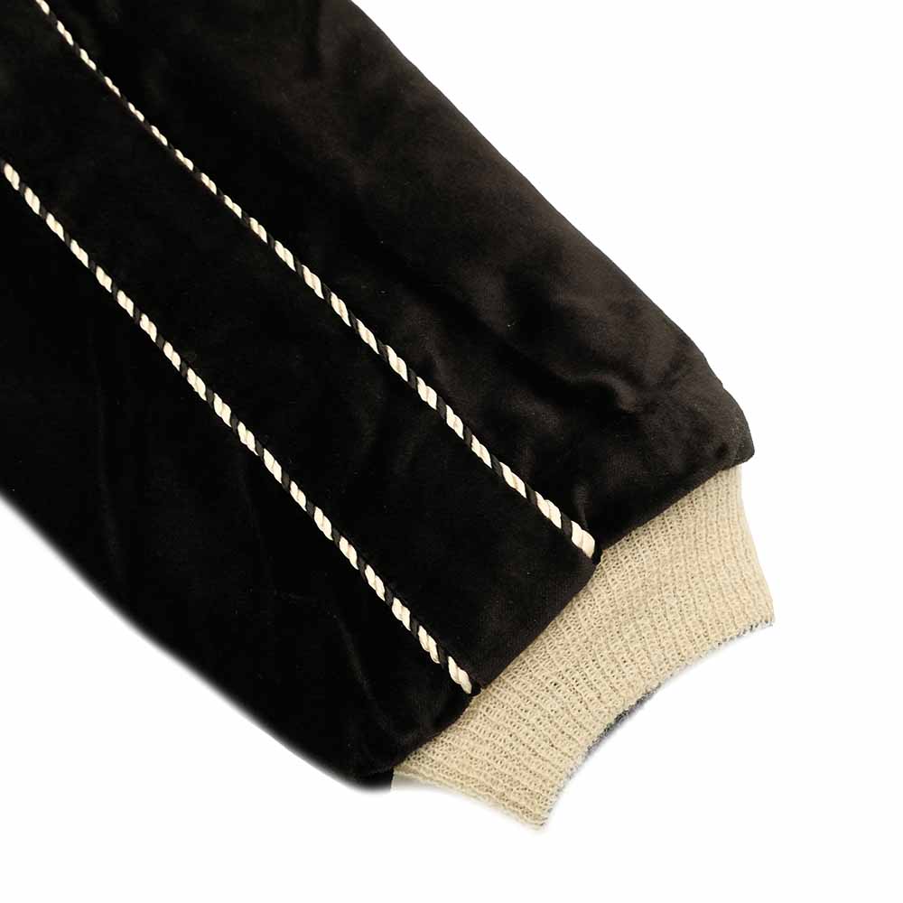 TAILOR TOYO - Mid 1950s Style - Velveteen × Acetate Quilted Souvenir Jacket - Stencil Paint - TOYO ENTERPRISE 60th Anniversary - Special Edition - TIGER HEAD × EAGLE - TT15809