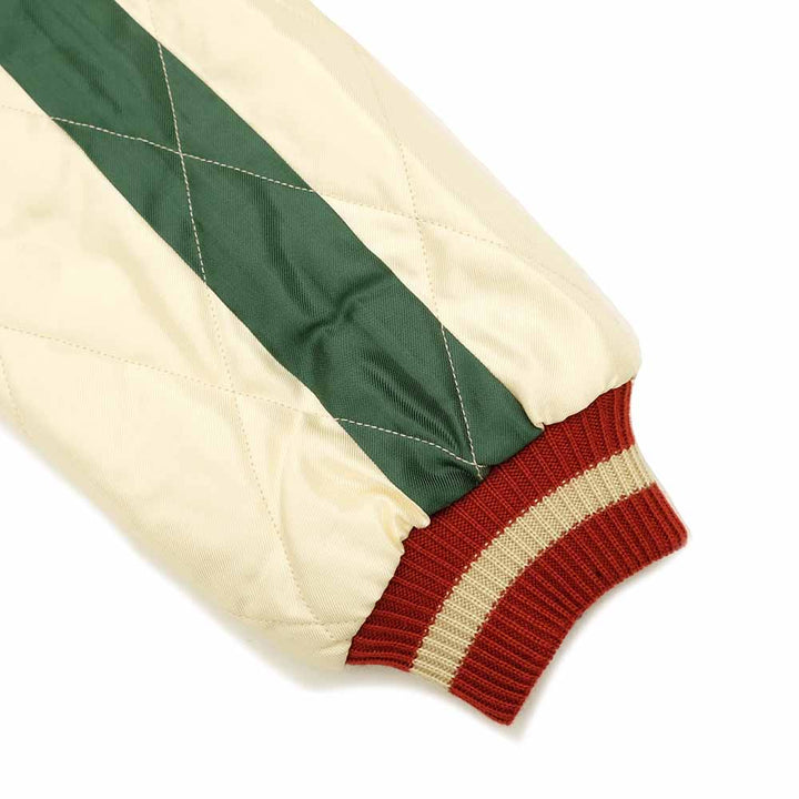 TAILOR TOYO - Acetate Quilted Souvenir Jacket - JAPAN MAP × GOLD DRAGON - TT15791-145