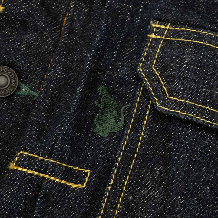 STUDIO D’ARTISAN - GODZILLA JEANS - DENIM JACKET - GZ-011