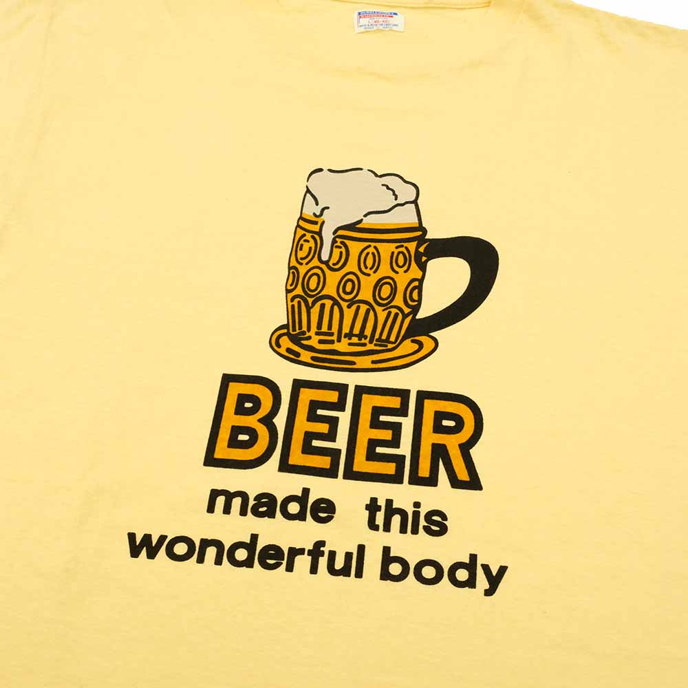 DUBBLE WORKS - Lot.33005 - S/S T-SHIRT - BEER - 33005BEE-24
