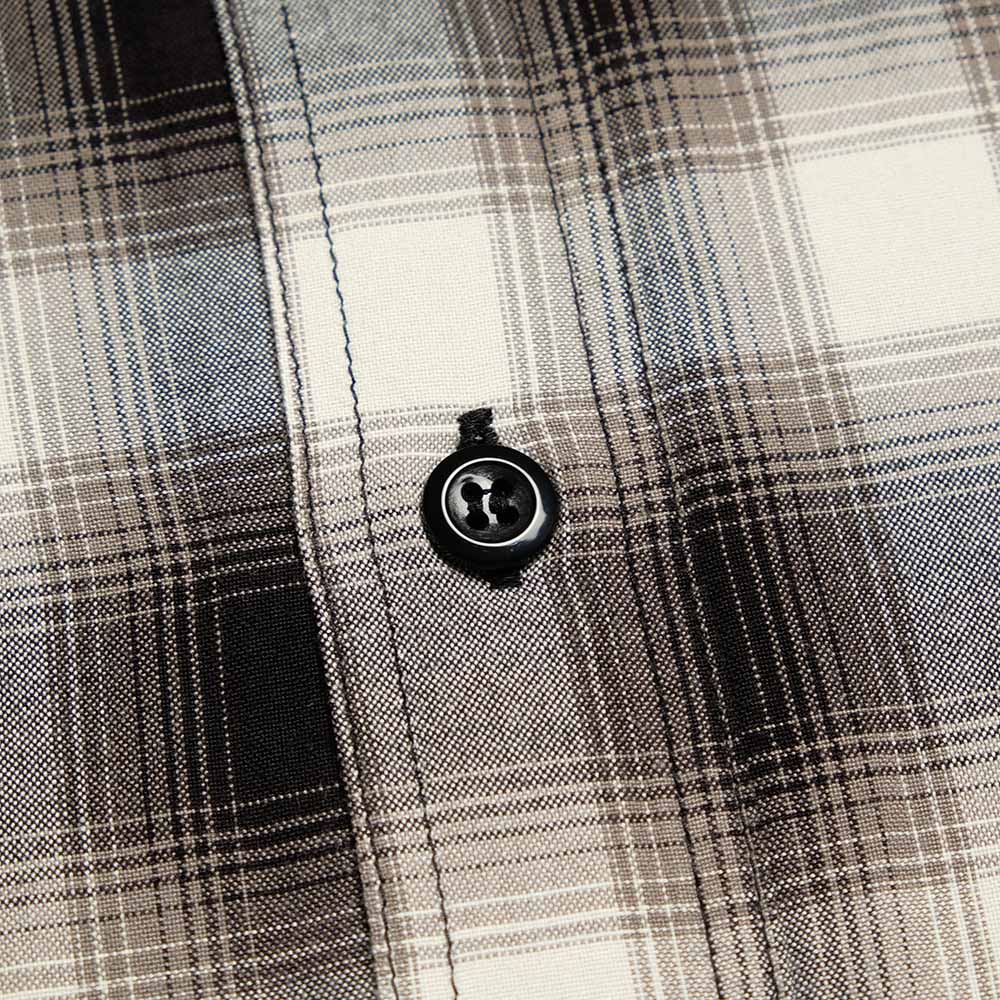 SUGAR CANE - RAYON OMBRE CHECK S/S WORK SHIRT - SC39728