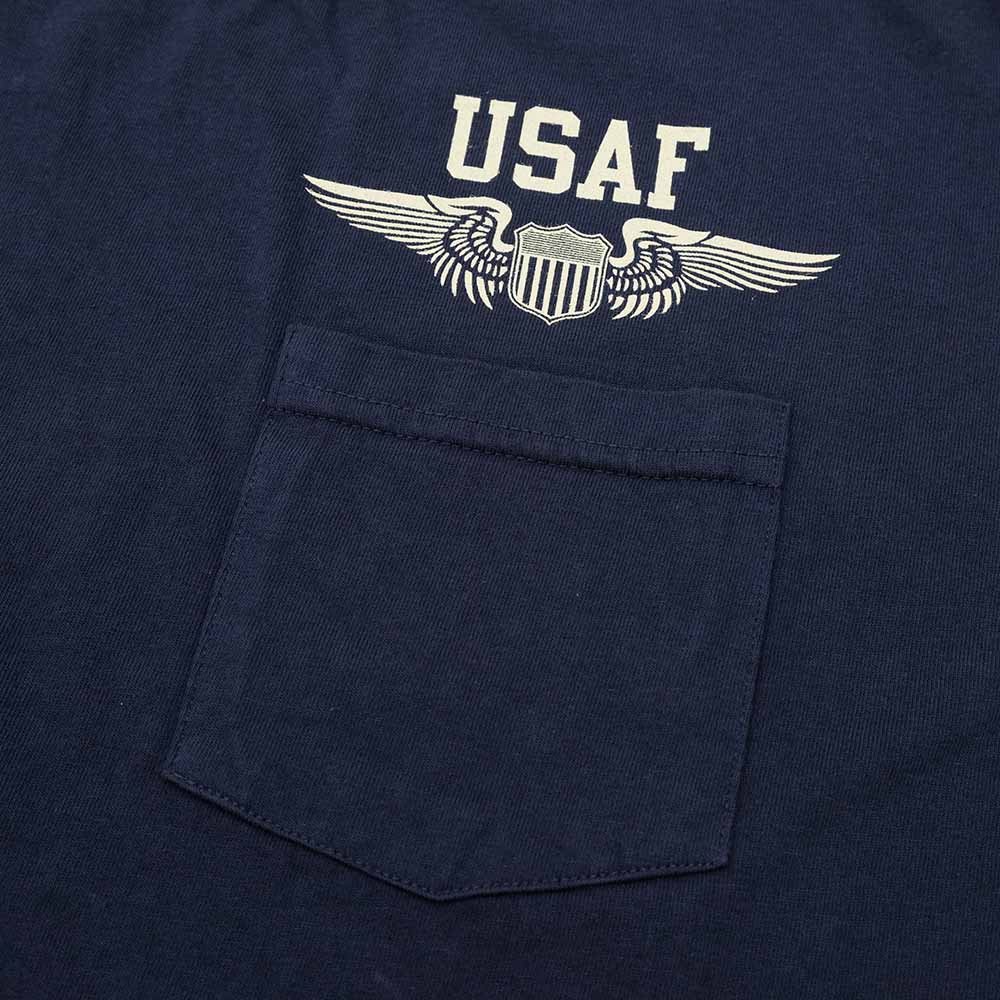 BUZZ RICKSON'S - S/S POCKET T-SHIRT - U.S. AIR FORCE - BR79579