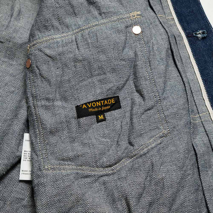 A VONTADE - No.2 Denim Blouse - One Washed - VTD-0560XX-JK