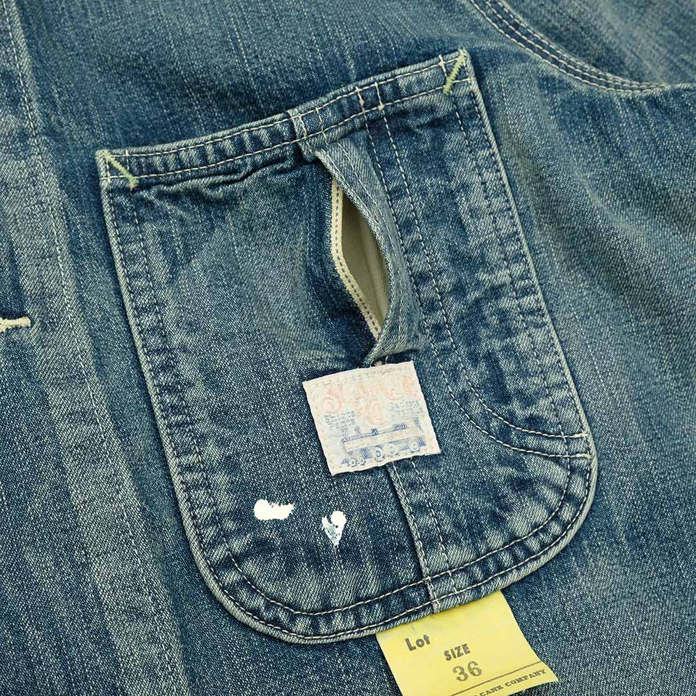 SUGAR CANE - 11oz. BLUE DENIM - WORK COAT - AGED MODEL - SC15708