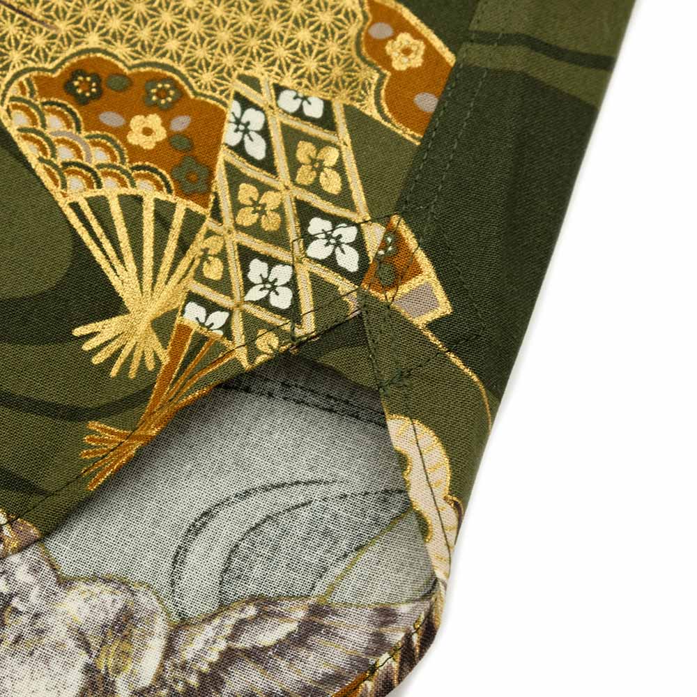 衣櫻 - シーチング素材 - 半袖レギュラーシャツ - 鷹 - SA1615
