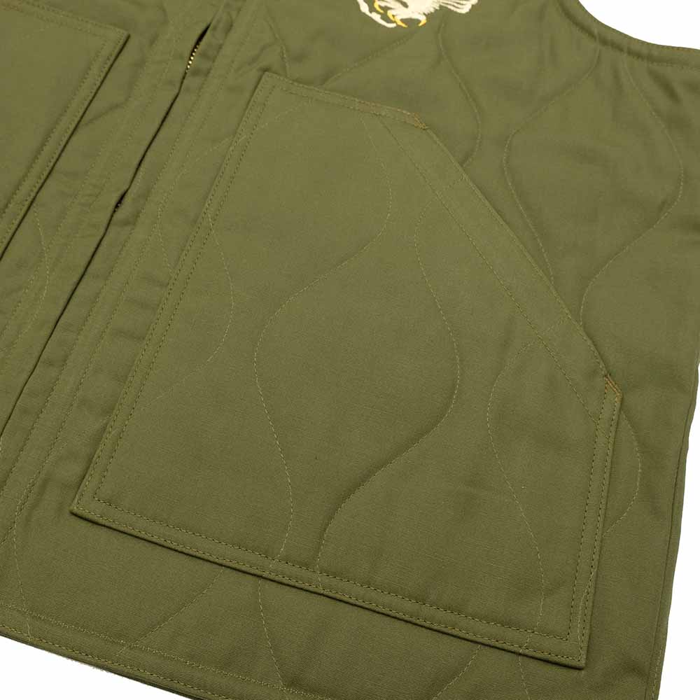 BUZZ RICKSON'S EMBROIDERY VEST - SUKA - BR15586