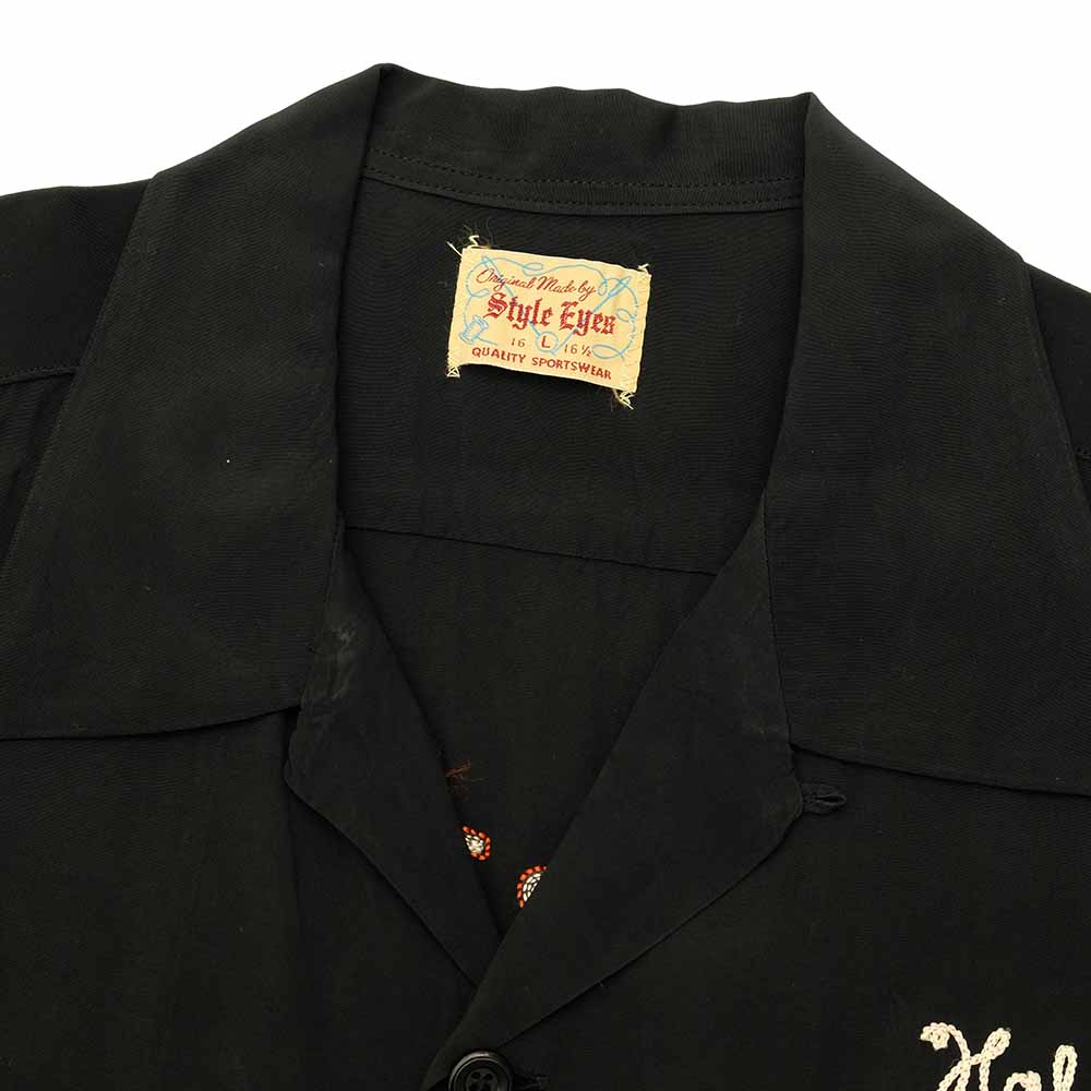 STYLE EYES - RAYON BOWLING SHIRT - CUSTOM BODY SHOP - SE39261