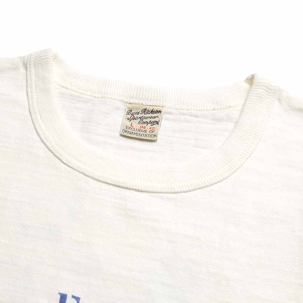 BUZZ RICKSON'S - SLUB YARN T-SHIRT - PHANTOM PHLYER - BR79730