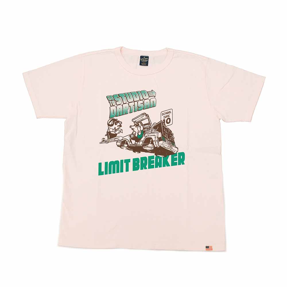 STUDIO D’ARTISAN - USA COTTON PRINT T-SHIRT - LIMIT BREAKER - 8180A
