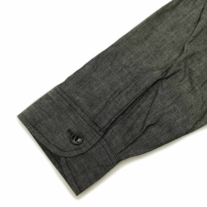SUGAR CANE - BLACK CHAMBRAY WORK SHIRT - SC29159