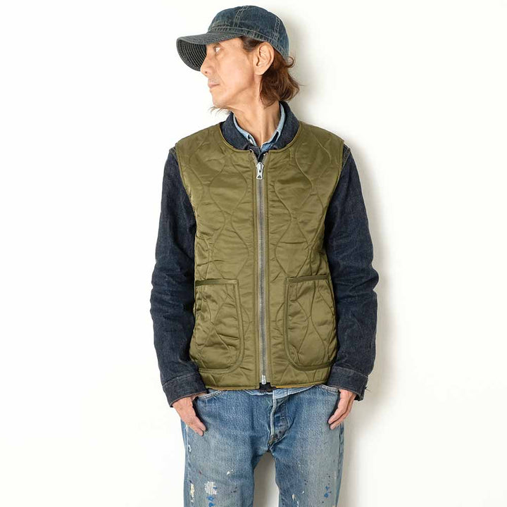 BUZZ RICKSON'S - LINE CREWMAN VEST (MOD.) REVERSIBLE “BUZZ RICKSON MFG. CORP. - BR15749