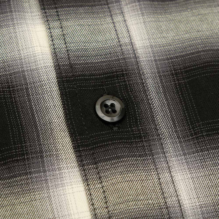 SUGAR CANE - OMBRE PLAID S/S WORK SHIRT - SC39519