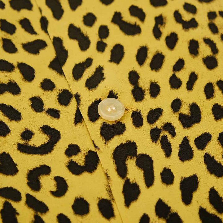 STAR OF HOLLYWOOD - HIGH DENSITY RAYON OPEN SHIRT - LEOPARD - SH39490