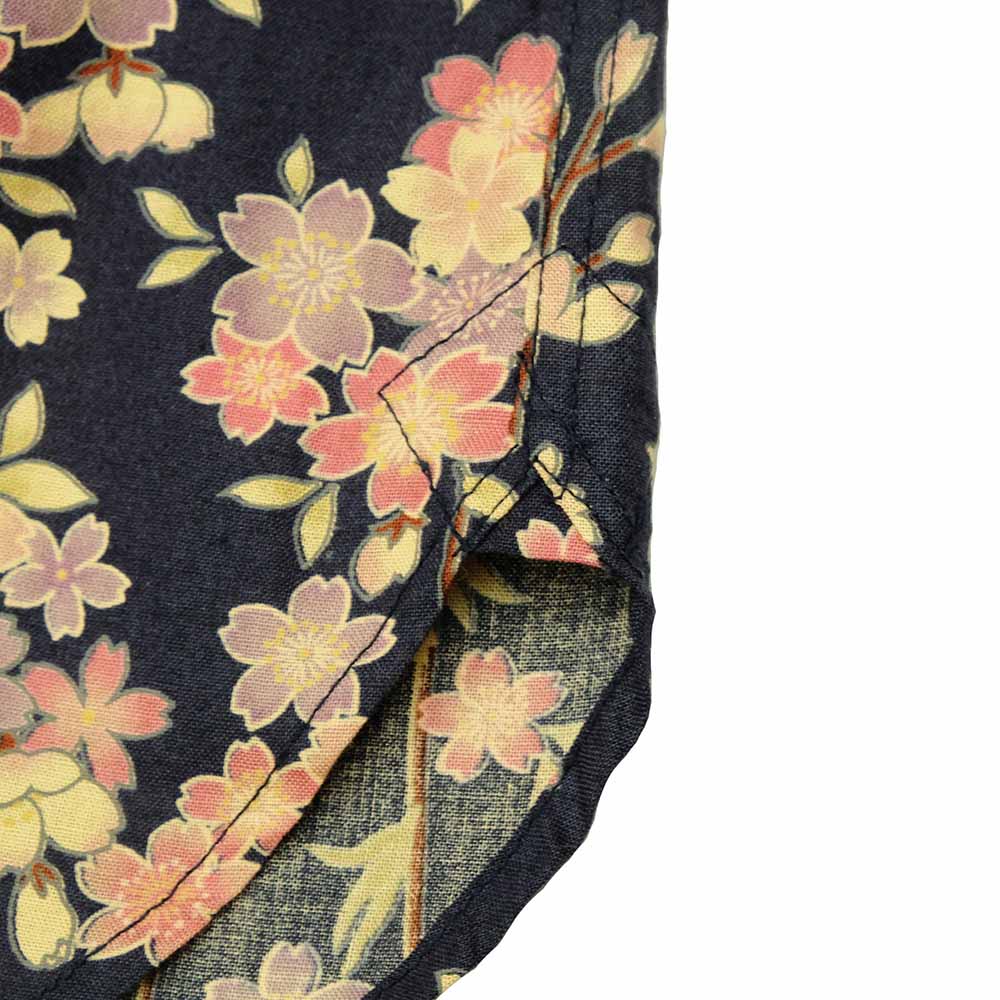 衣櫻 - シーチング素材 - 長袖レギュラーシャツ - 枝垂桜 - SA1721