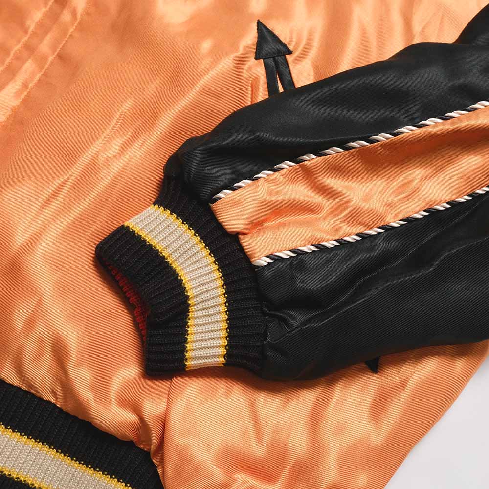TAILOR TOYO - Acetate Souvenir Jacket - BLACK EAGLE x DRAGON HEAD - TT15972-159