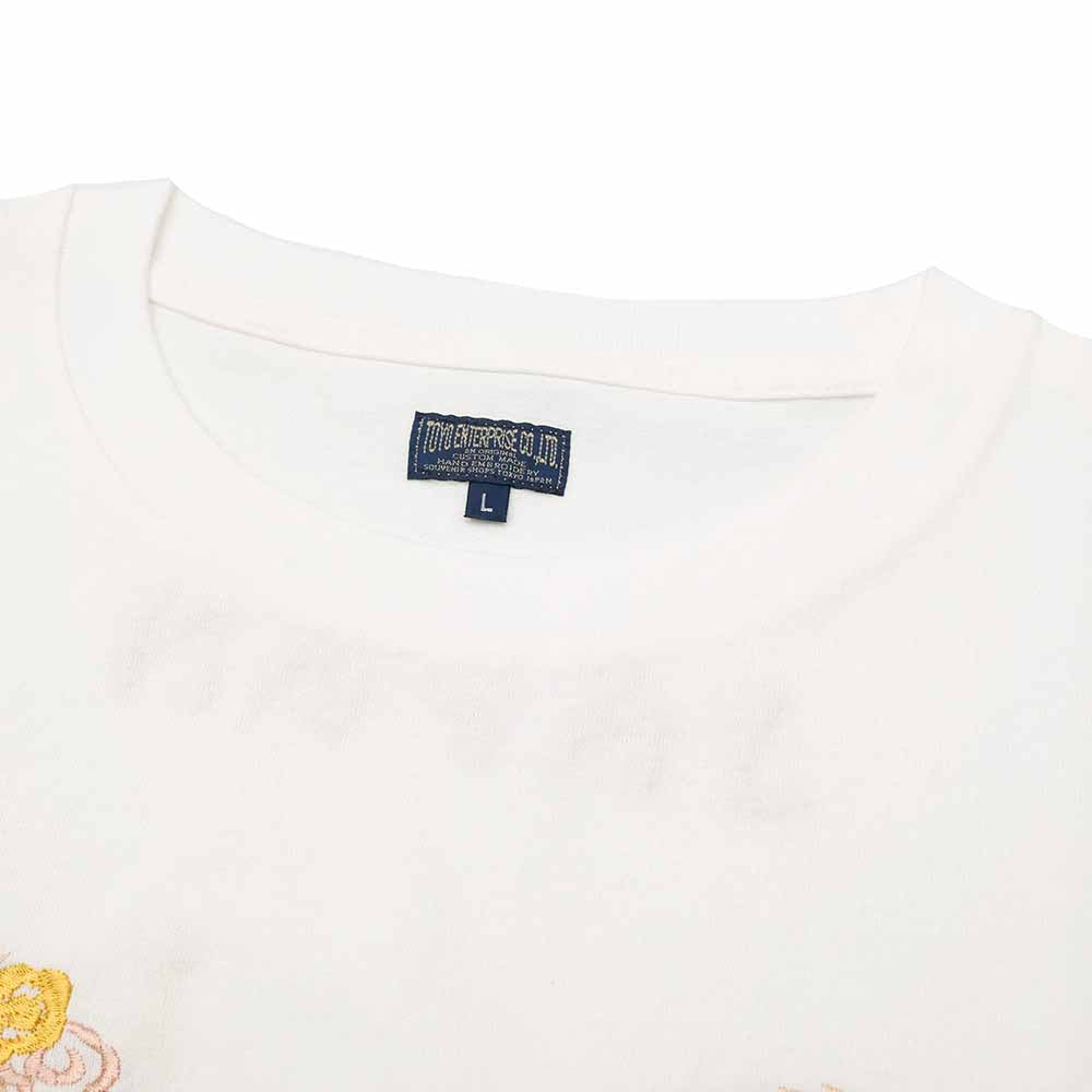 TAILOR TOYO - S/S SUKA T-SHIRT - EMBROIDERED - LANDSCAPE - TT79589