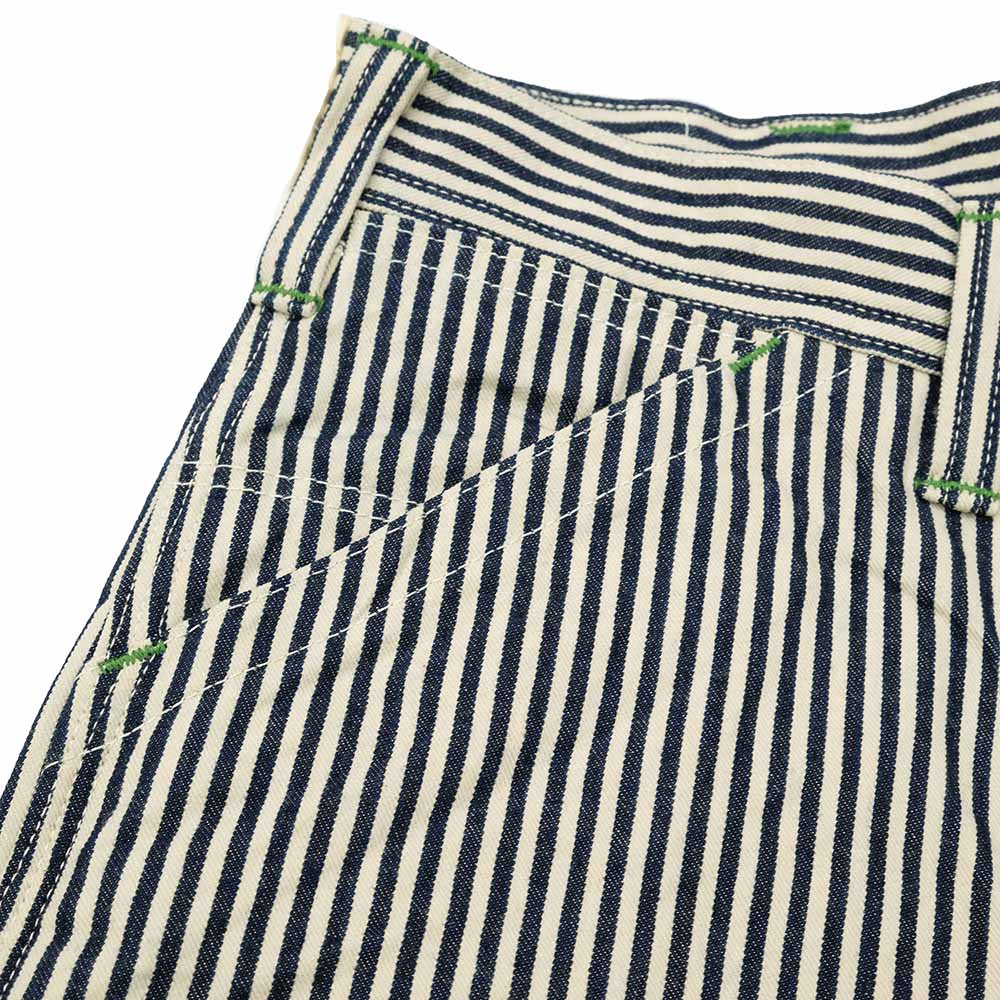 SUGAR CANE - 11oz. HICKORY STRIPE WORK SHORTS - SC52566