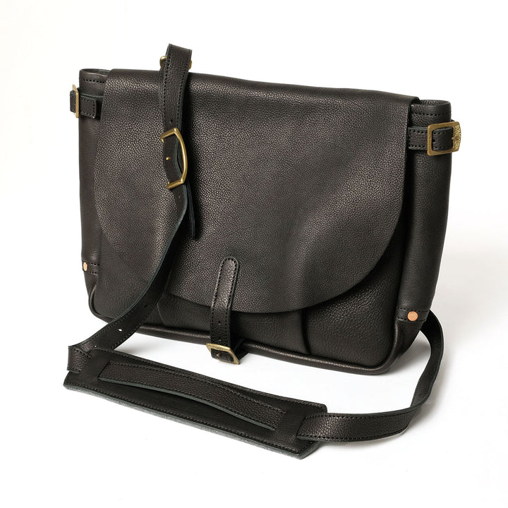BONCOURA - Mail Bag Leather - Black - BO-MAIL-26