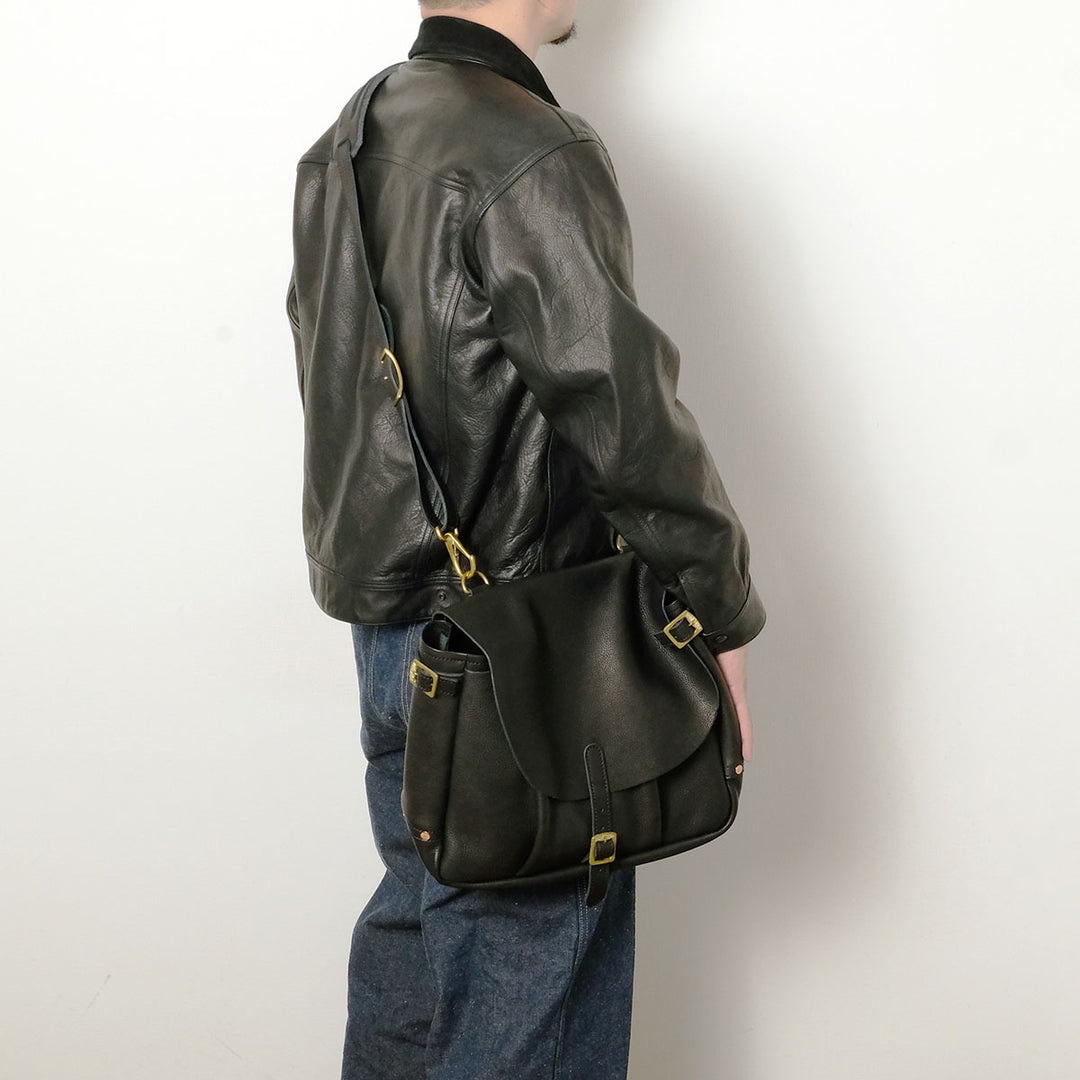 BONCOURA - Mail Bag Leather - Black - BO-MAIL-26