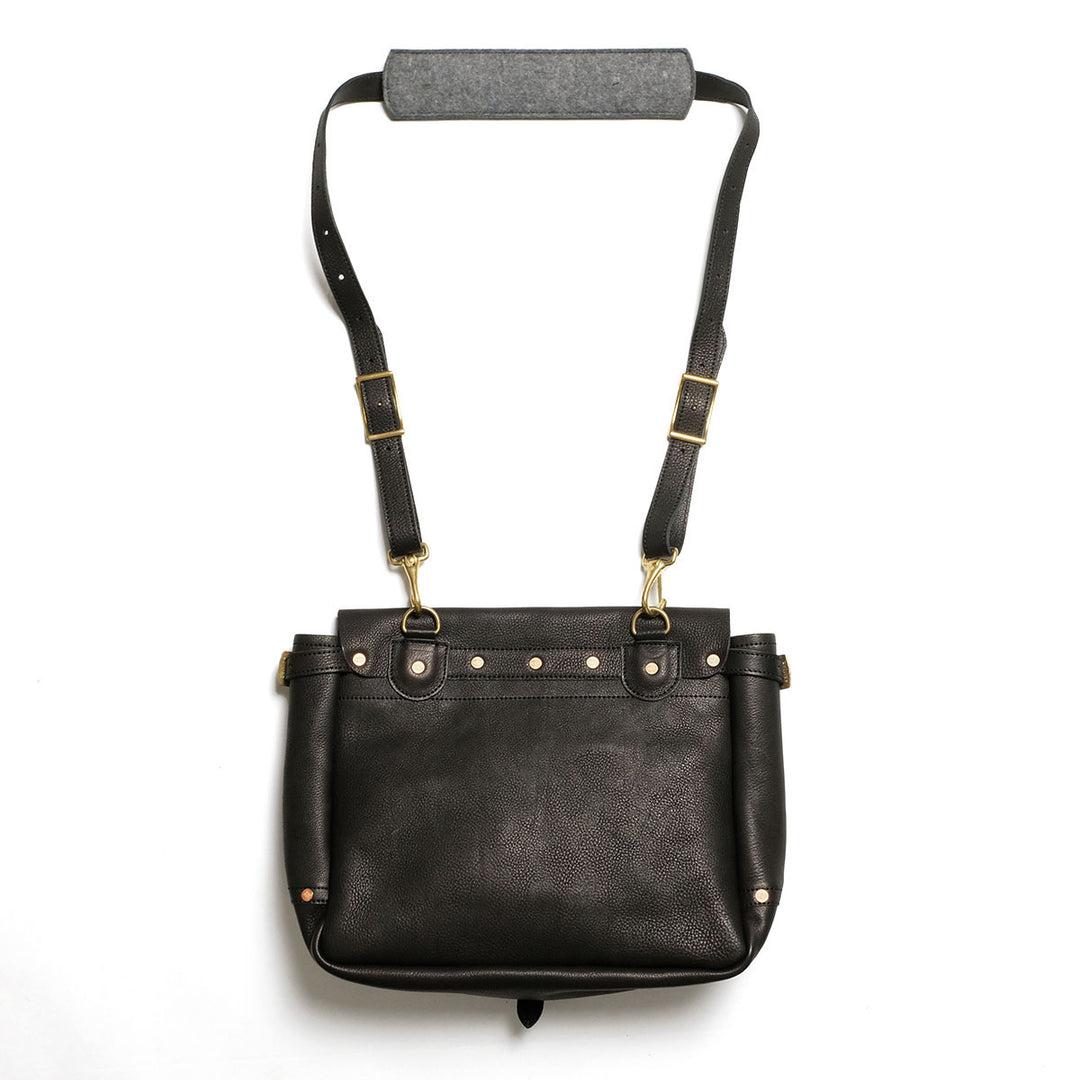 BONCOURA - Mail Bag Leather - Black - BO-MAIL-26