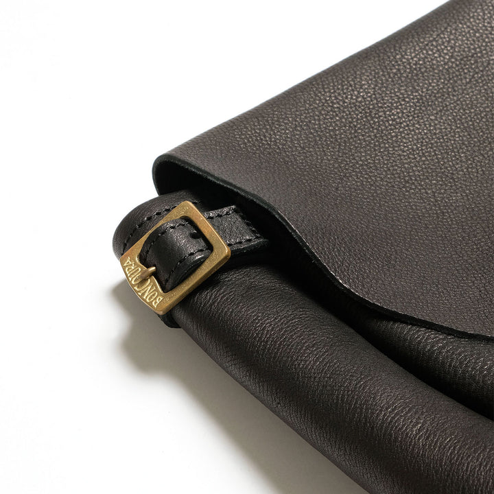 BONCOURA - Mail Bag Leather - Black - BO-MAIL-26