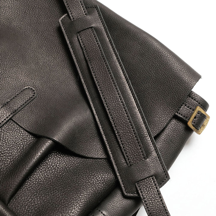 BONCOURA - Mail Bag Leather - Black - BO-MAIL-26