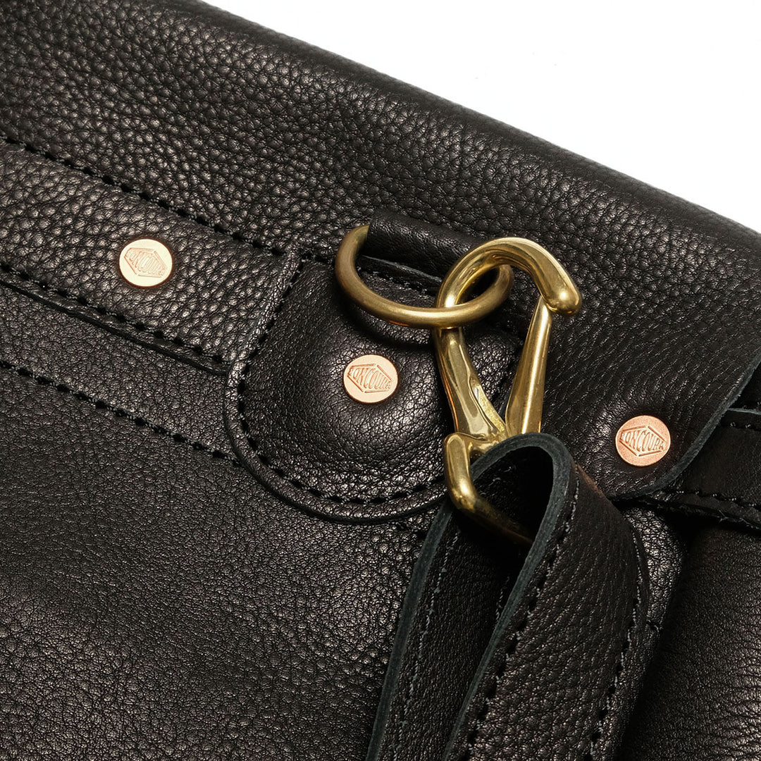 BONCOURA - Mail Bag Leather - Black - BO-MAIL-26
